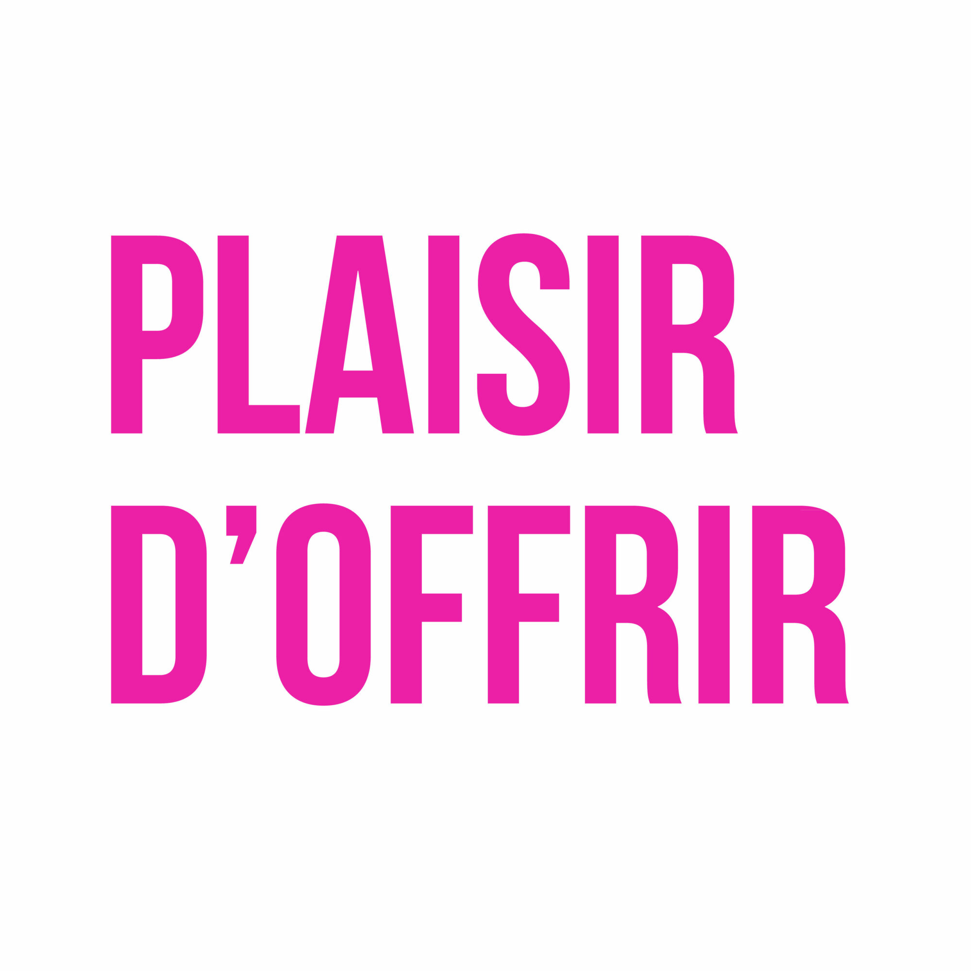 CARTE CADEAU <br> PLAISR D’OFFRIR