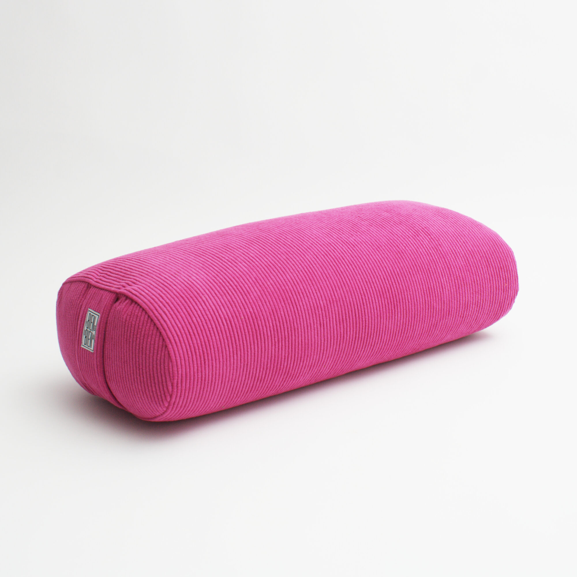 BOLSTER OVALE  <br> VELVET FUCSHIA