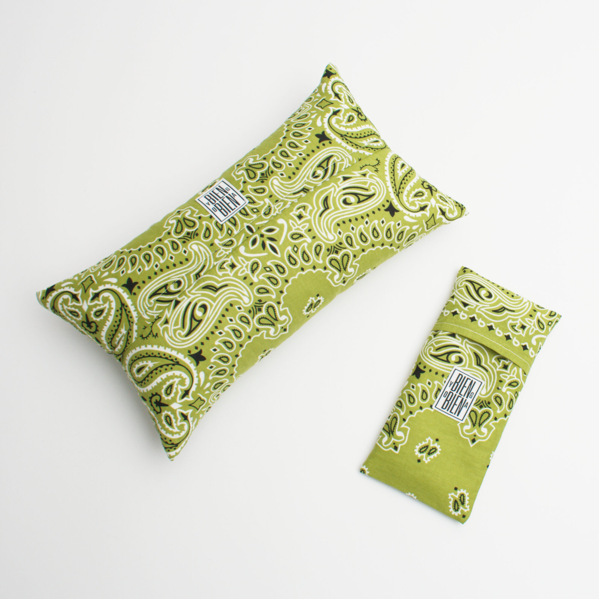 COUSSIN VOYAGE <br> PAISLEY OLIVE