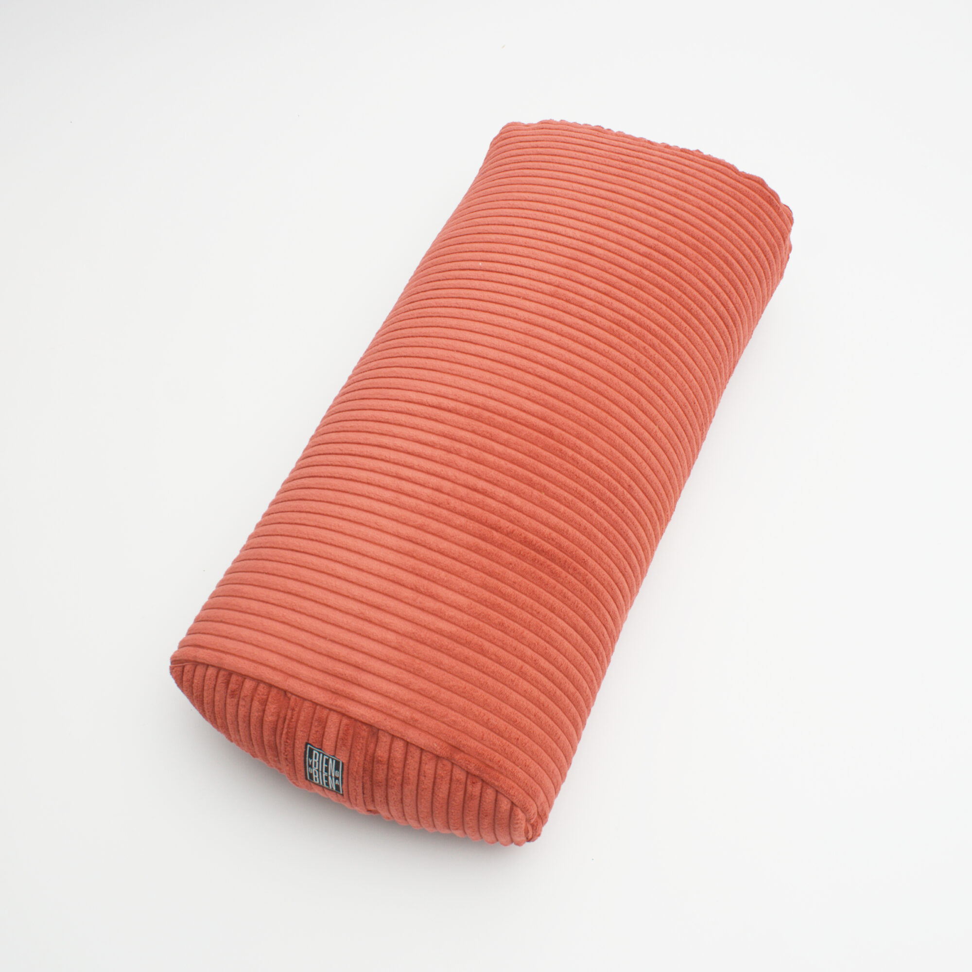 BOLSTER OVALE <br> VELVET TERRACOTTA