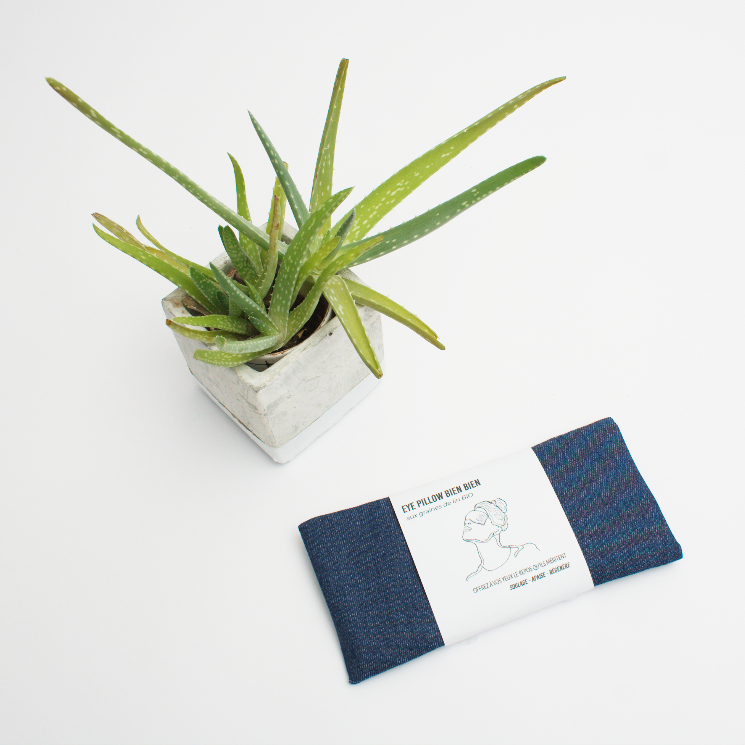EYE PILLOW <br> BLUE JEAN